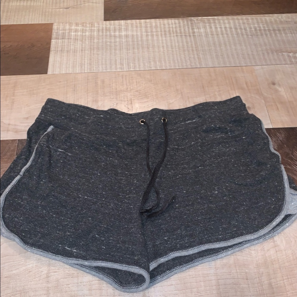 black/grey XL womens athletic shorts